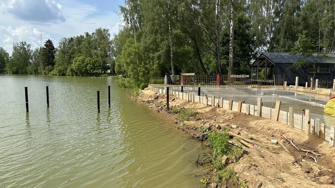 Буронабивные сваи для каркасного дома из ДСП