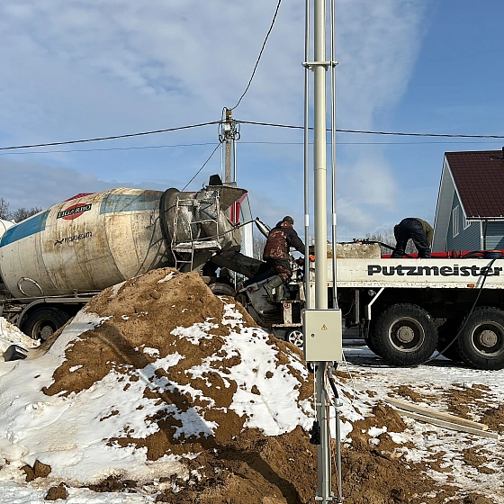 Буронабивные сваи для каркасного дома из ДСП